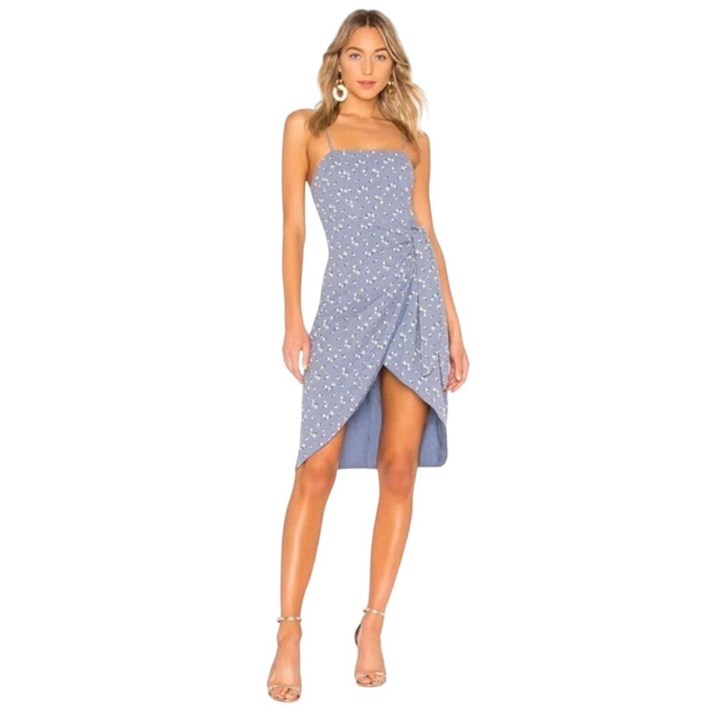 MAJORELLE Dress Womens Size Medium Floral Linen Summer Feminine Soft Girl Date